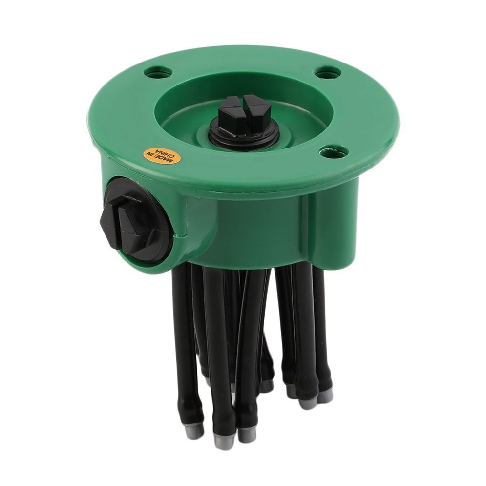 12-in-1 Gartenbewässerungssystem – Einstellbarer Sprinkler mit 360-Grad-Bewässerung