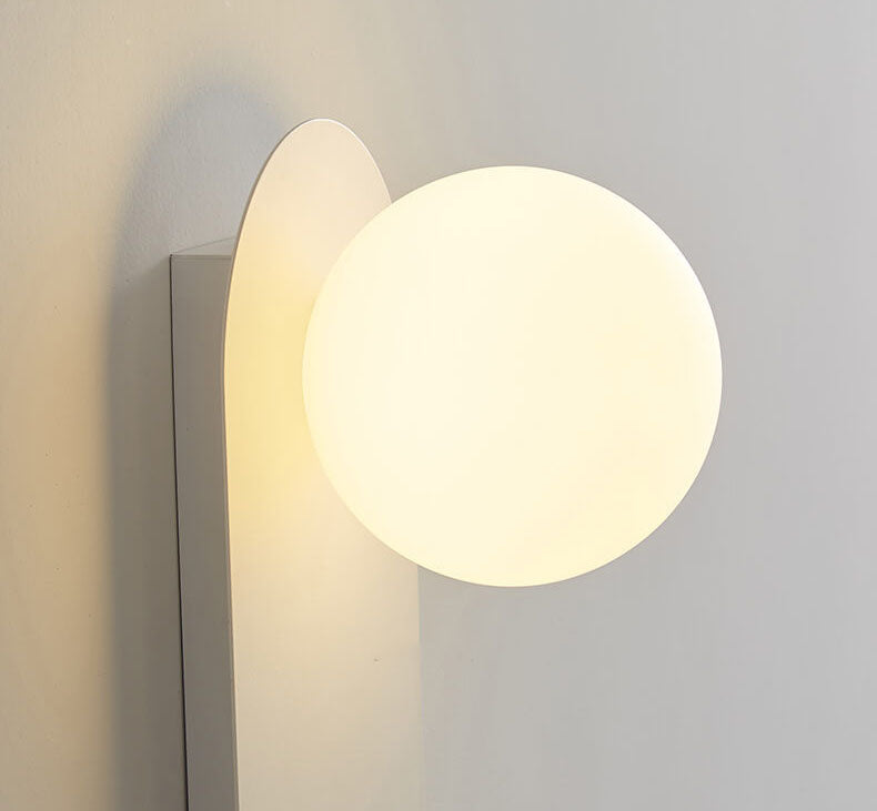 Wandleuchte Modernes Glasglobus Metall Design