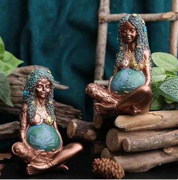 Mythologische Mutter Erde Göttinnenstatue