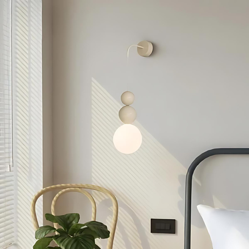Elfenbein Wandlampe mit einstellbarer Farbtemperatur für Zuhause und Büro