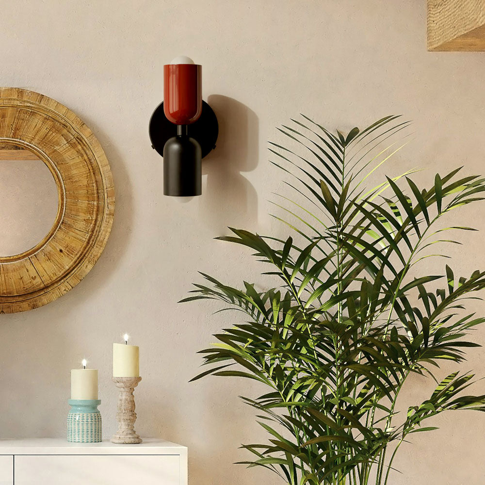 Wandleuchte Modern Dual Glass Wandlampe