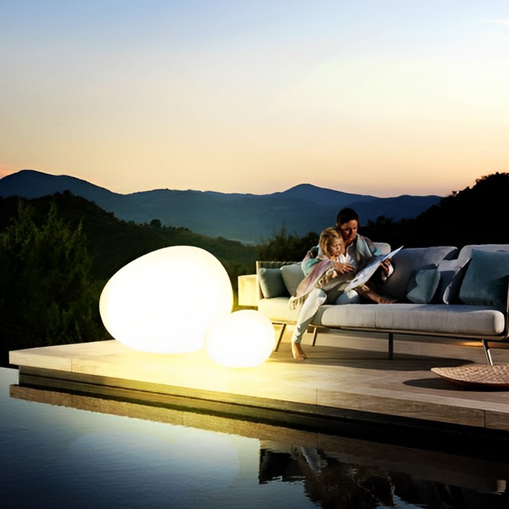 Outdoor-Lichter Moderne LED Stein Gartenlampe