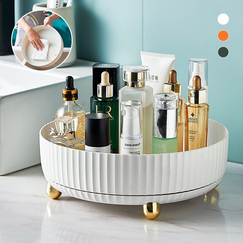360° ROTATION ORGANIZER – Drehbarer Aufbewahrungshelfer für Küche, Bad & Büro mit platzsparendem Design