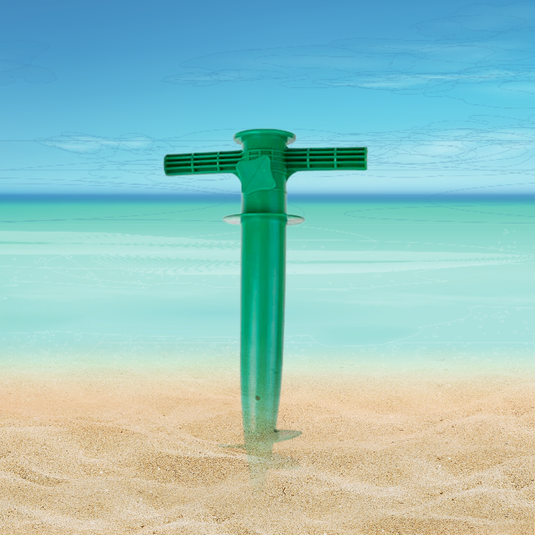 Garduru - Verstellbare Sonnenschirmständer, robuste Bodenanker für Strand und Terrasse