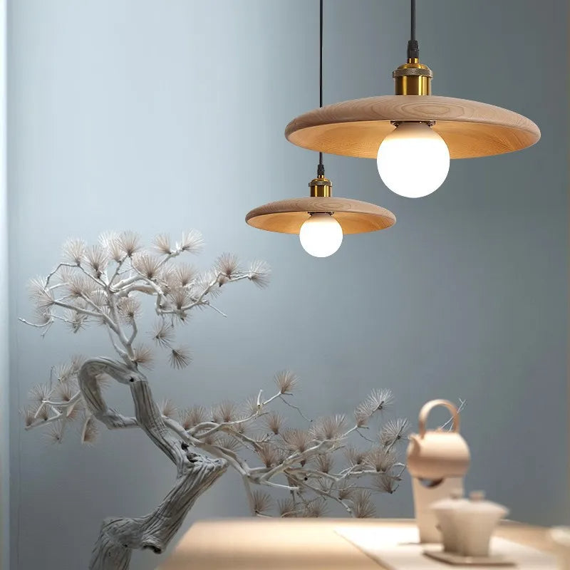 Dopwii Deckenlampe aus Holz – Moderne und Handwerkliche Eleganz