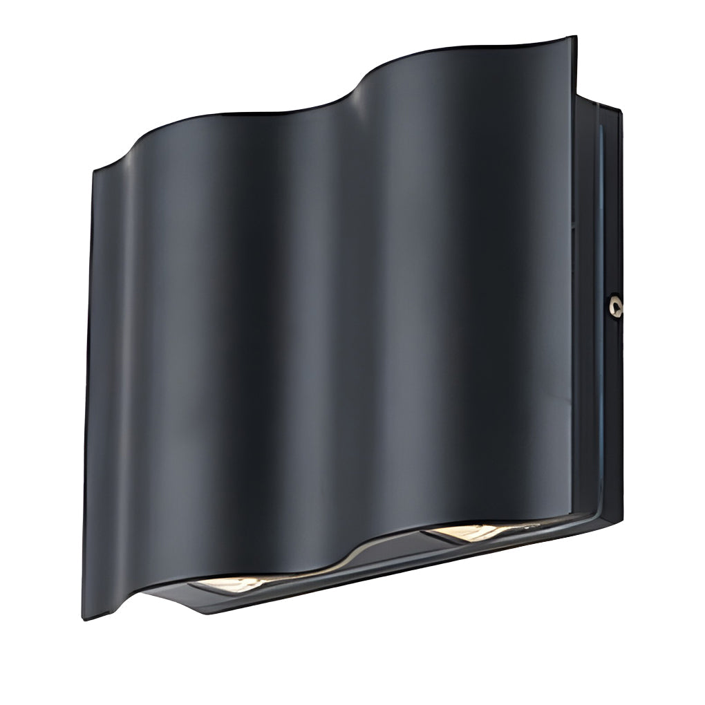LED Wandleuchte Außen Modern Schwarzes Wandlicht