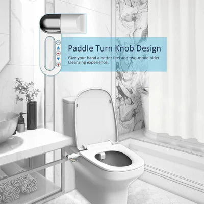 RoyaleGlow Ultra-Dünner Bidet-Aufsatz für Toilette