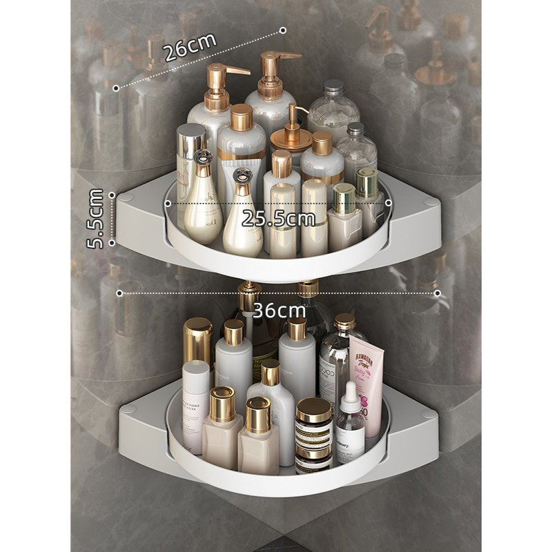 Rotierendes Eckregal - Accessoires - Nagellack - Macke Up - Kosmetik 360°