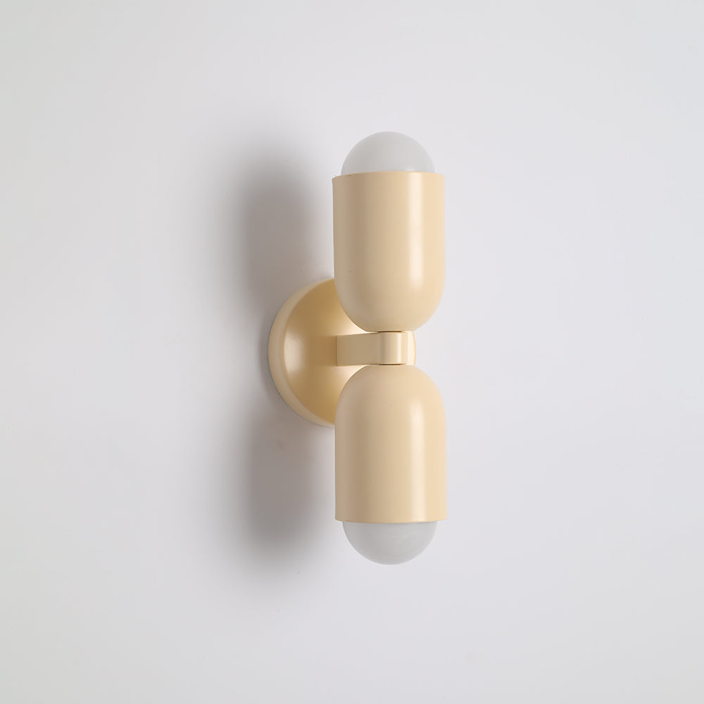 Morandi Moderne LED-Wandleuchte 2-flammig Schwarz Innen/Flur Metall