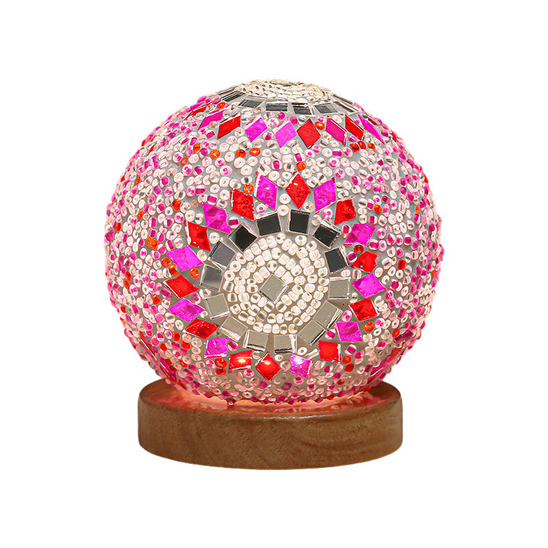 Mosaik Tischlampe Dimmbar Elegantes Design für Wohn- und Büroschmuck