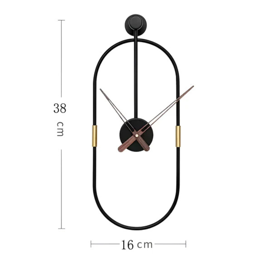 Garduru Minimalistische Wanduhr für Wohnzimmer – zeitloses Design