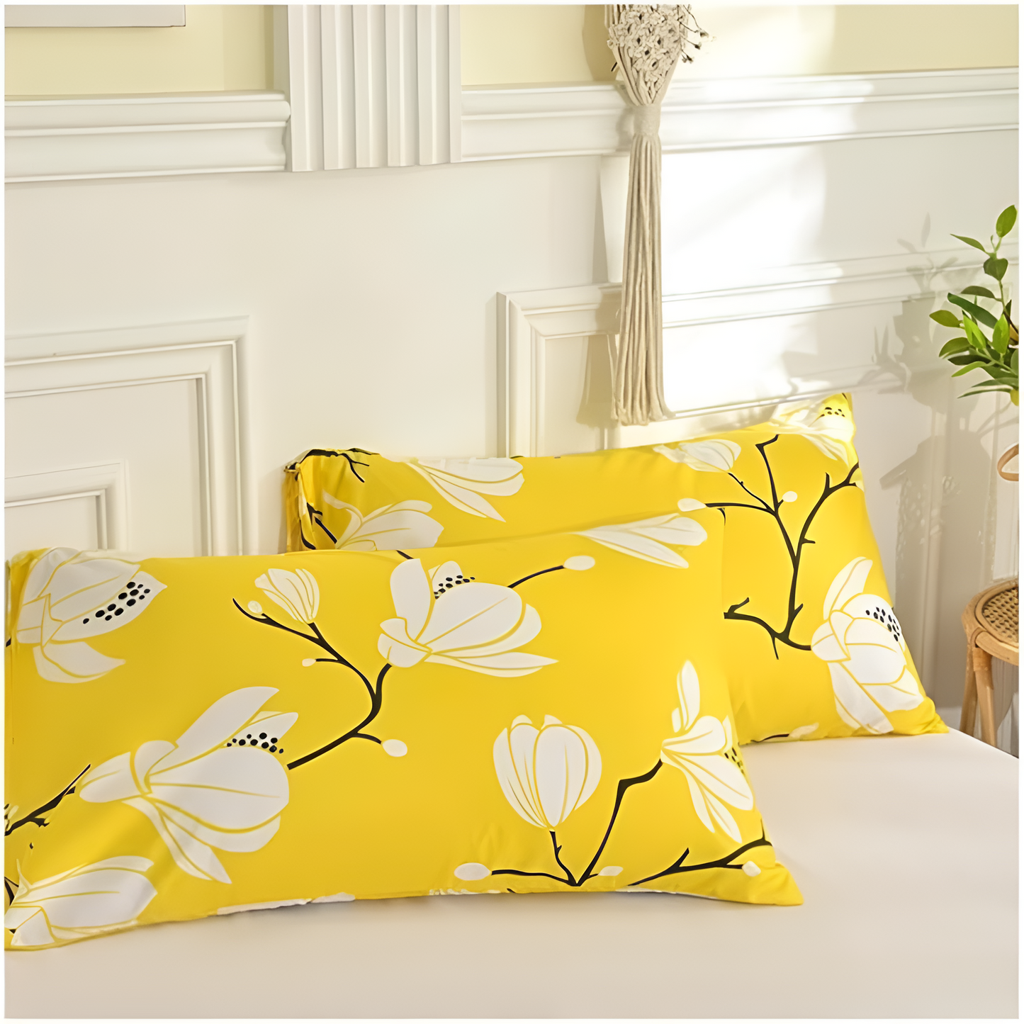 Yellow Blossom | 3-teilig Bettbezug Sets