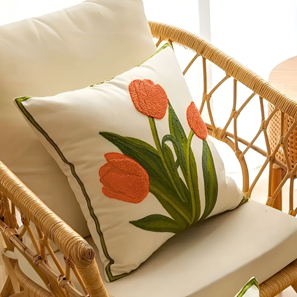 Blooming Tulpe Kissenbezug