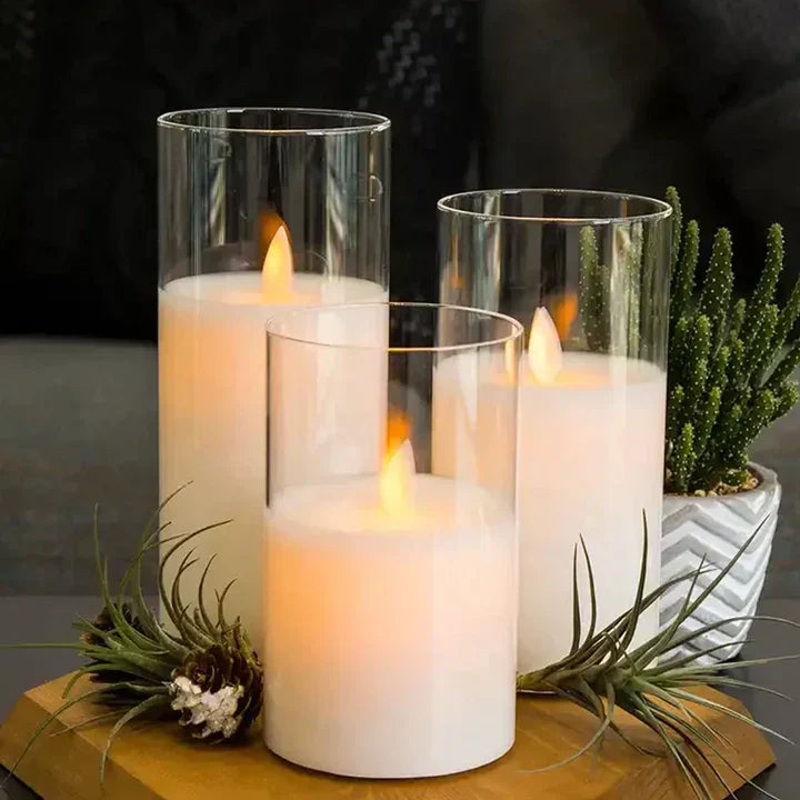 LED-Kerzenset ohne Flamme