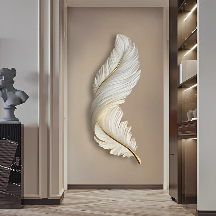 Wandkunst Licht Moderne Feder LED Wandleuchte