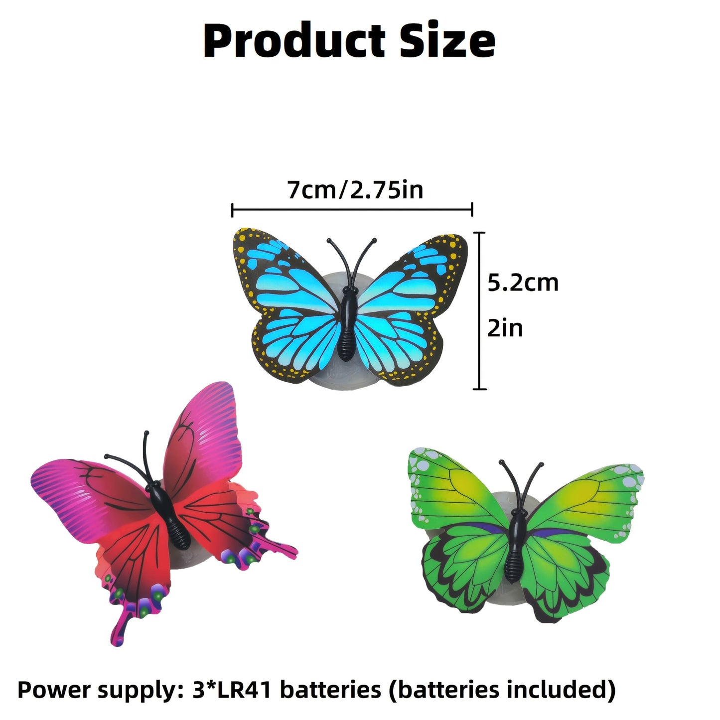 LumiFly 3D LED Lampen – Magische Schmetterlings-Stimmungsbeleuchtung