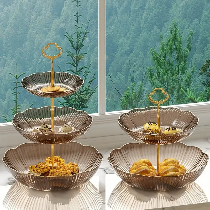 Garduru - Moderne 3-Etagen-Fruitschale für Küche & Wohnzimmer