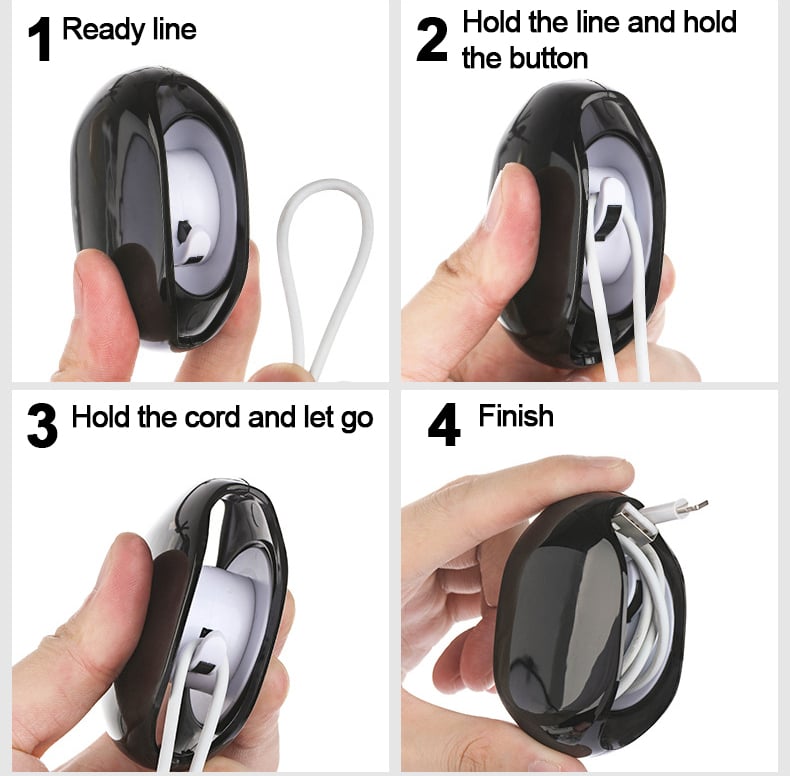 Zipcord™ Automatischer Kabelaufwickler | 1+2 GRATIS