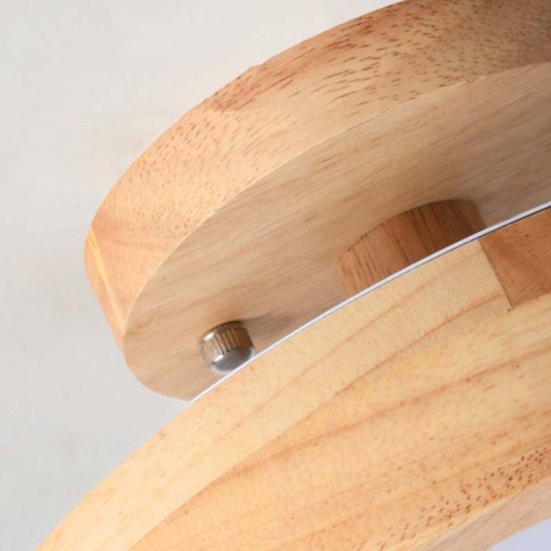 Garduru Holz LED Deckenleuchte – Dimmbar 36W natürliche Eleganz
