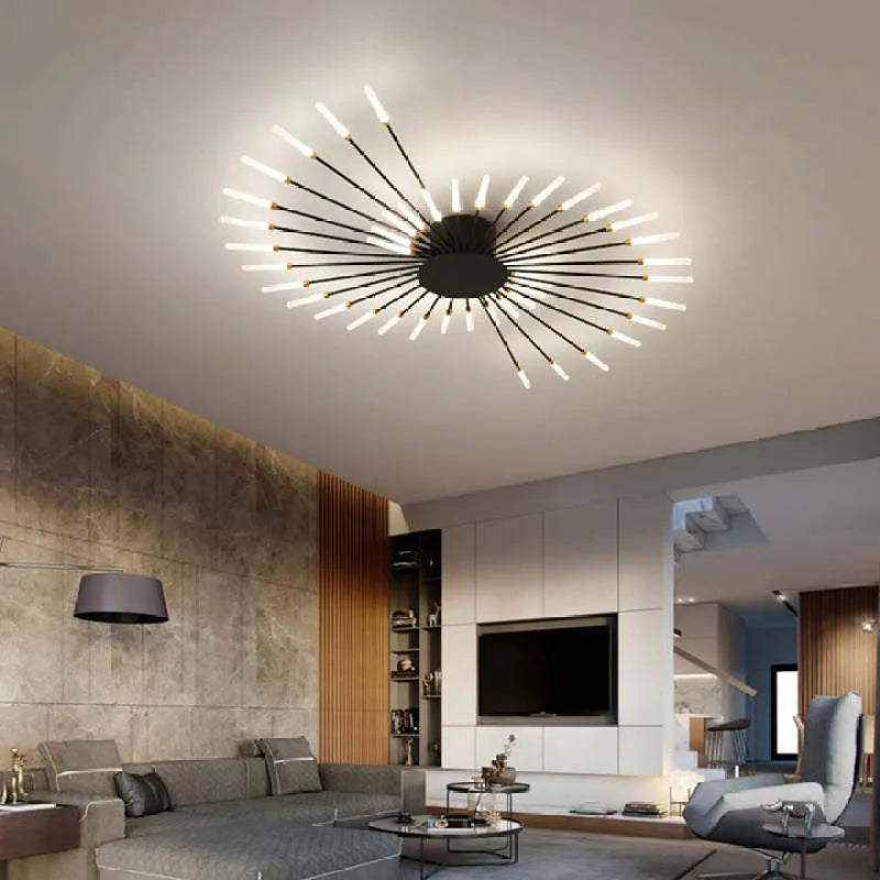 Deckenleuchte modernes Metall LED Kronleuchter