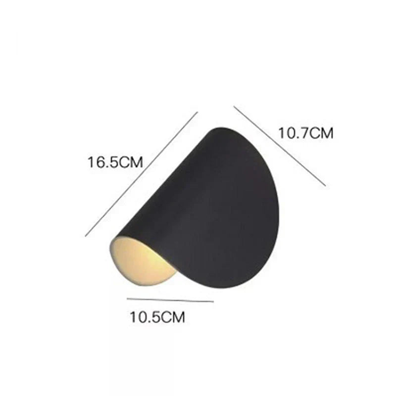 Moderne Farbige LED-Wandleuchte im Stilvollen Design