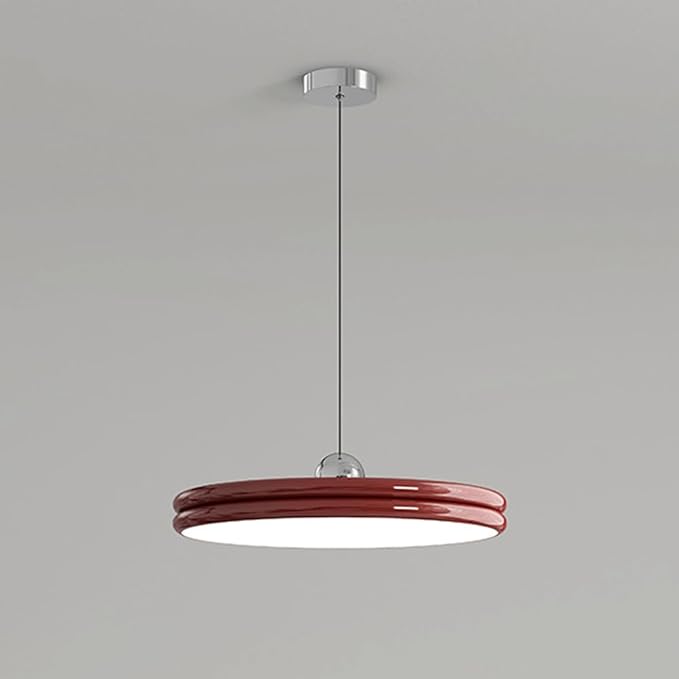 Moderne LED-Hängelampe mit Dimmfunktion und verstellbarer Kabellänge - Pendelleuchte aus Metall und Acryl
