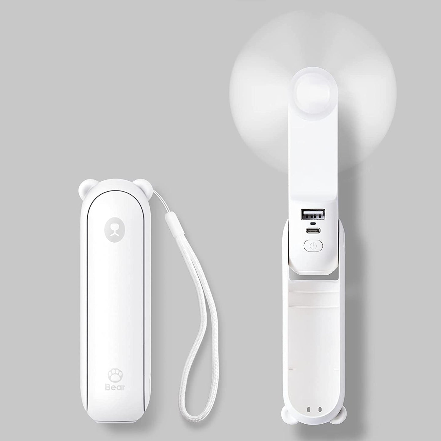 Garduru | Tragbarer Mini-Ventilator + Powerbank + Taschenlampe + USB in 1 GADGET