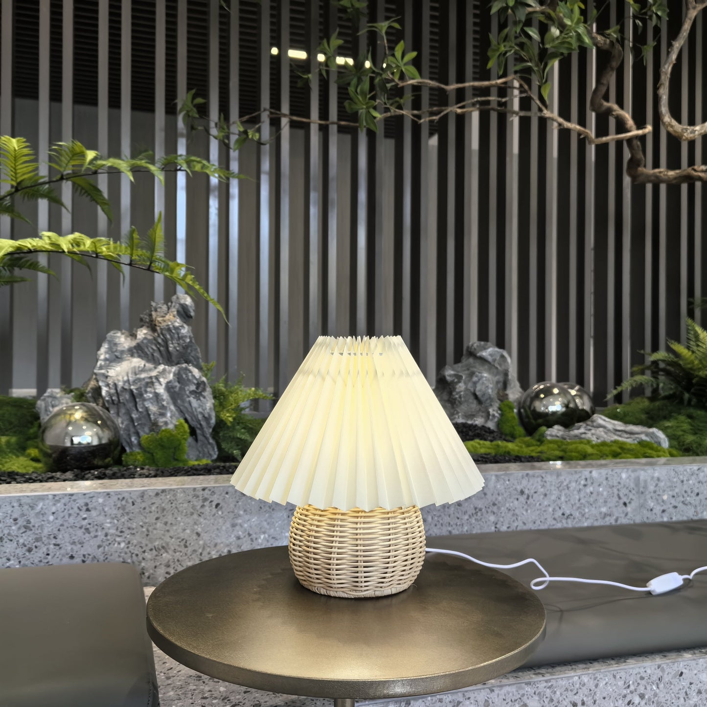 Geflochtene Bambus Tischlampe – Stimmungsvolles und Raffiniertes Design