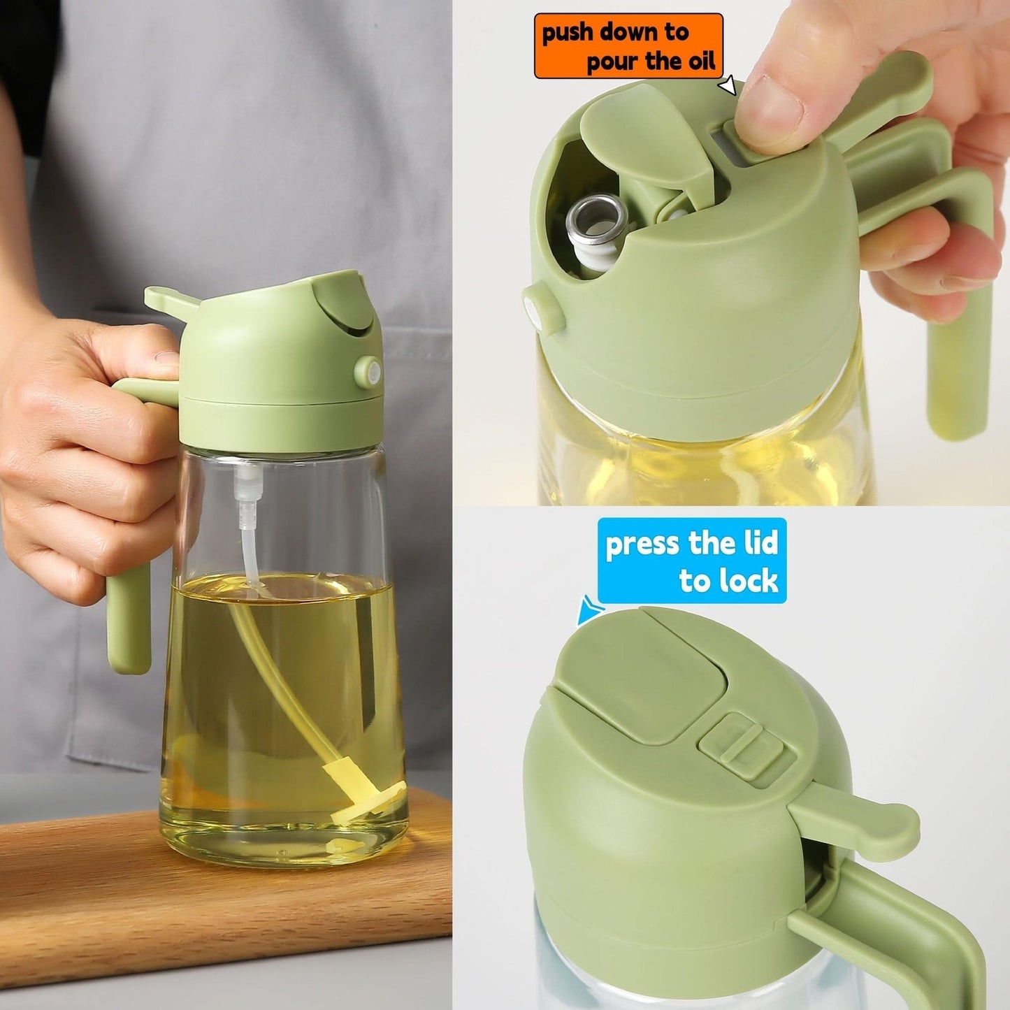 2 in 1 Ölspenderflasche