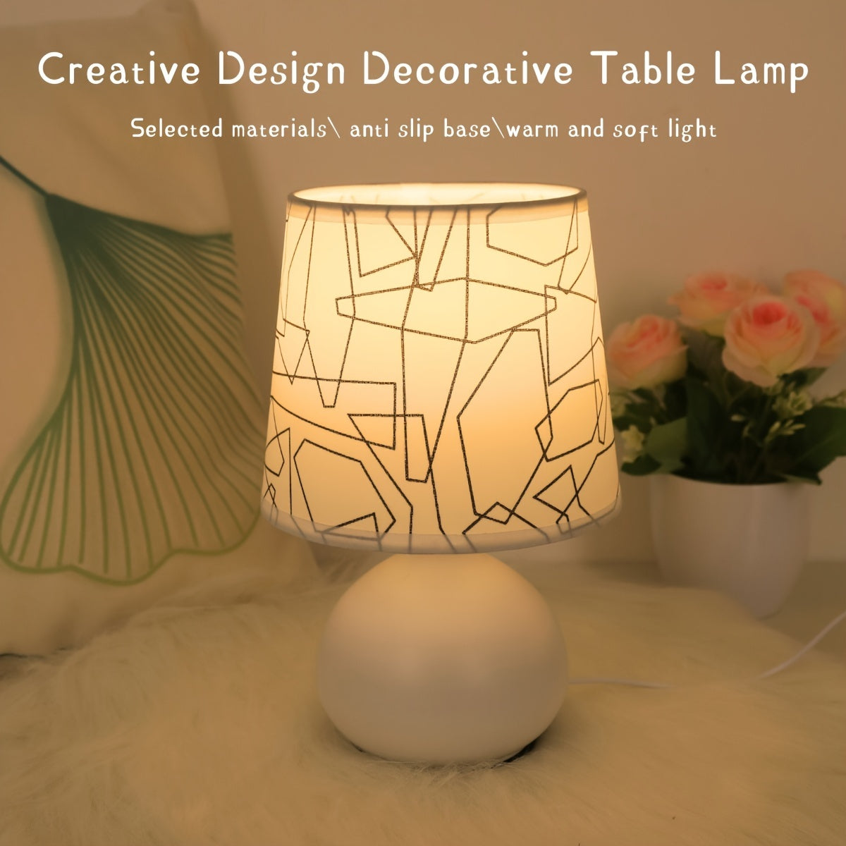 Geometrische Stil Tischlampe - Modern und Stimmungsvoll