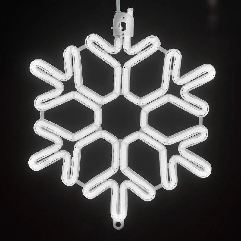 LED-Girlande Schneeflocke Wasserdicht - Weihnachtsdekoration Außen