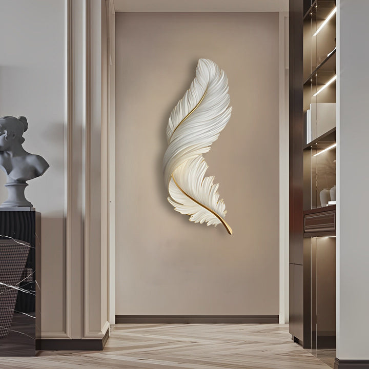 Wandkunst Licht Moderne Feder LED Wandleuchte