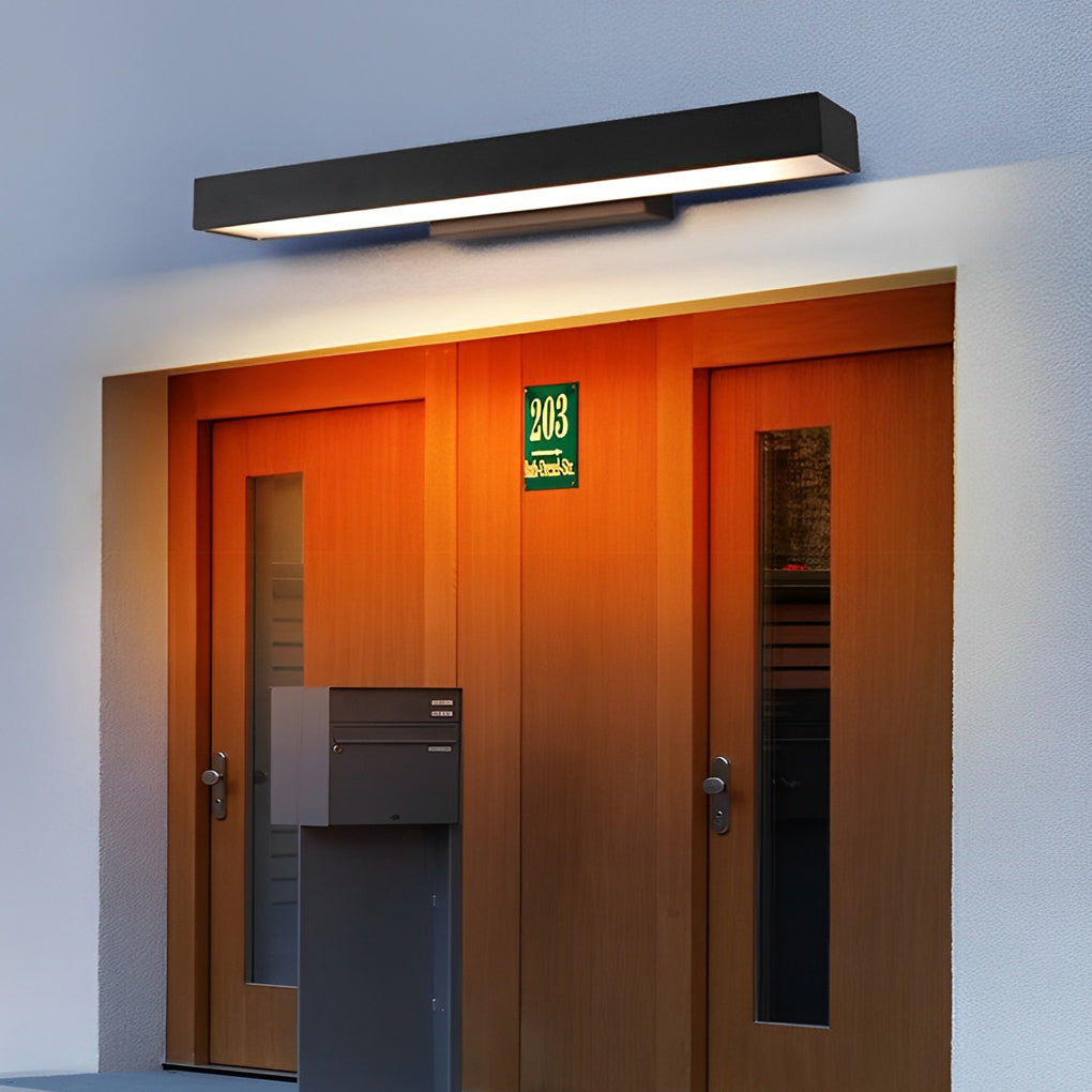 Outdoor Schwarze Edelstahl Wandleuchte