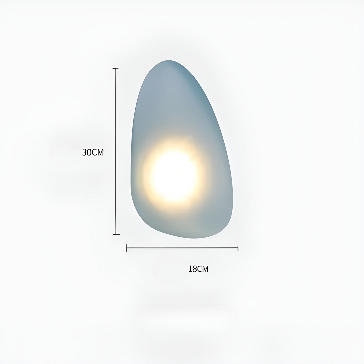 Garduru Light – Nordische Kieselstein-Style LED-Wandleuchte