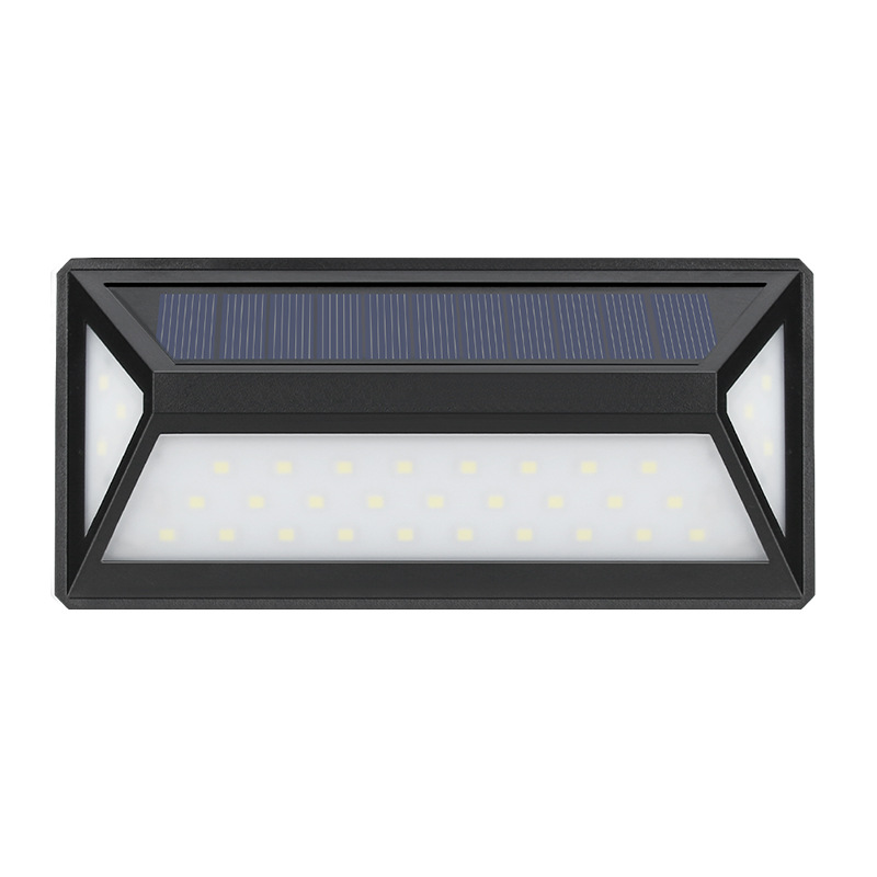 Moderne Solar LED Wandleuchte für Außen – Wasserdichte Fassadenbeleuchtung mit Bewegungsmelder