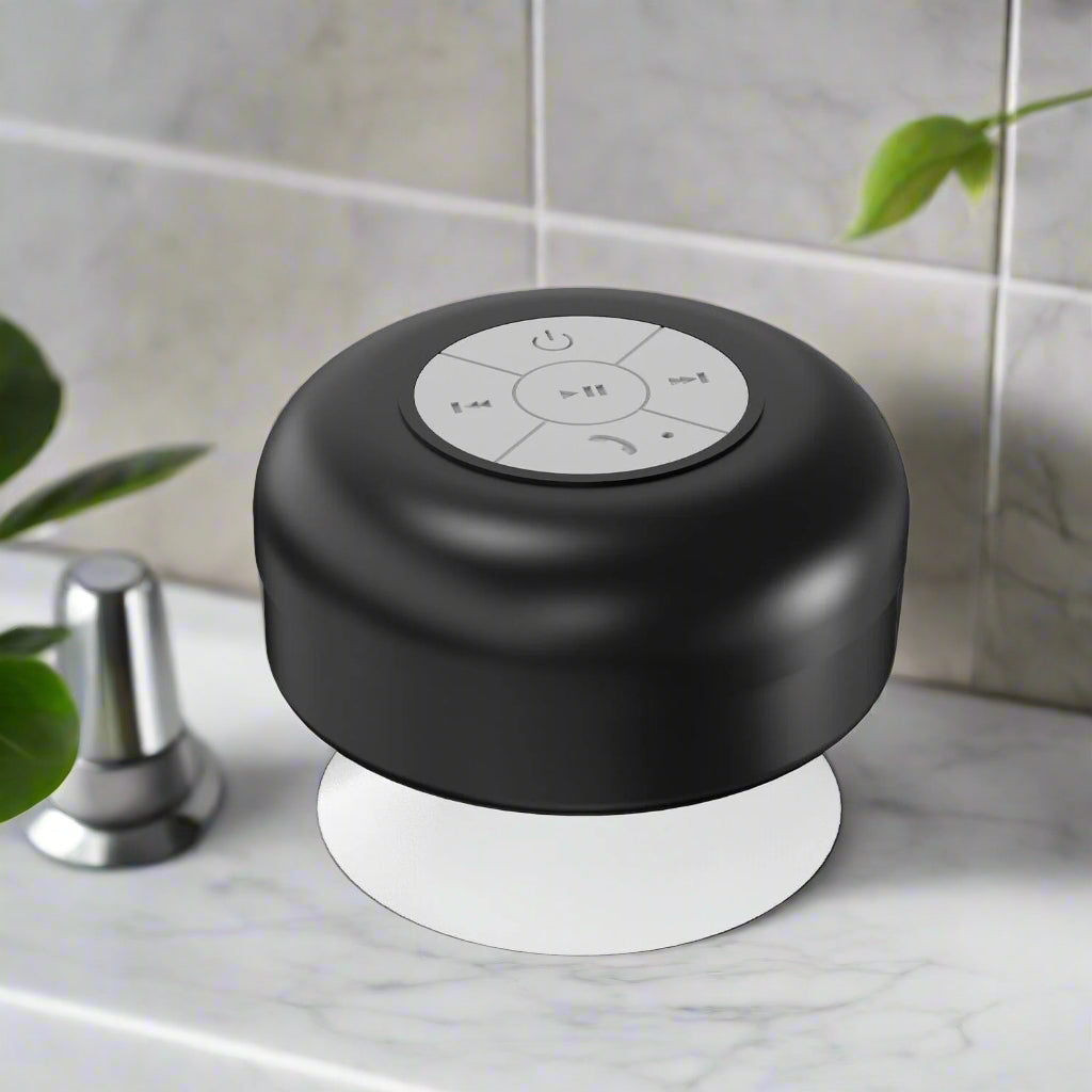 Luxora Wasserdichter Bluetooth Duschlautsprecher mit Saugnapf