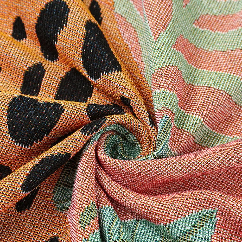 Jungle Leopard Muster Tagesdecke