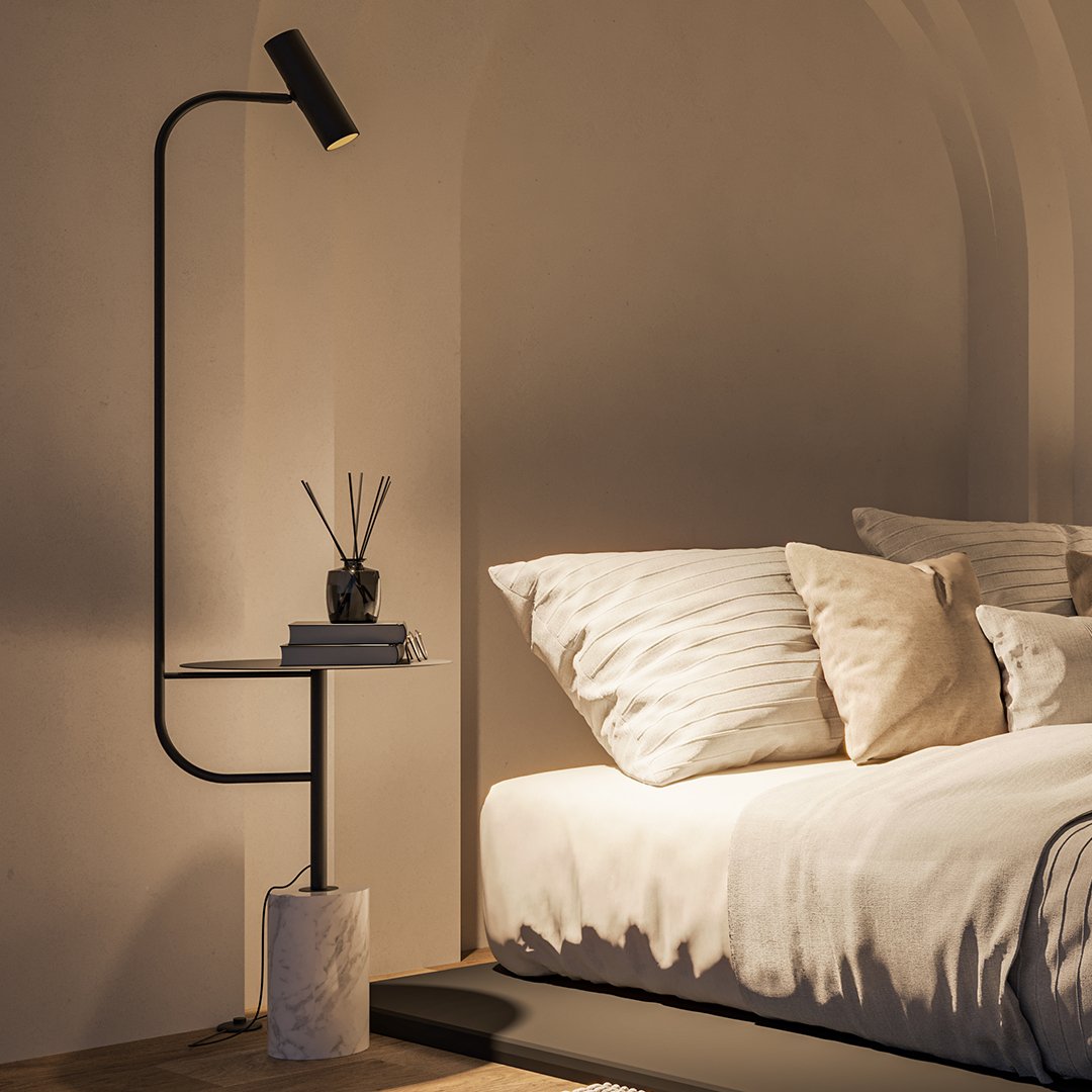 LumiMarble - Stehlampe mit Warmlicht
