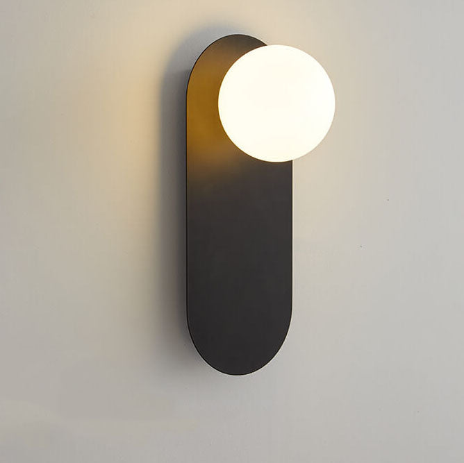Wandleuchte Modernes Glasglobus Metall Design