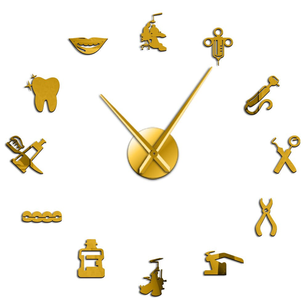 Garduru Eleganz - Stilvolle Wanduhr für die Zahnarztpraxis