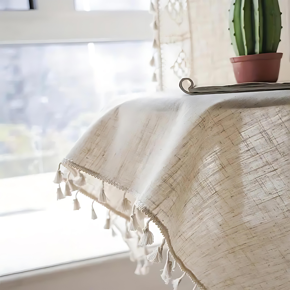 Garduru Leinenvorhang im Landhausstil für stilvolle Räume