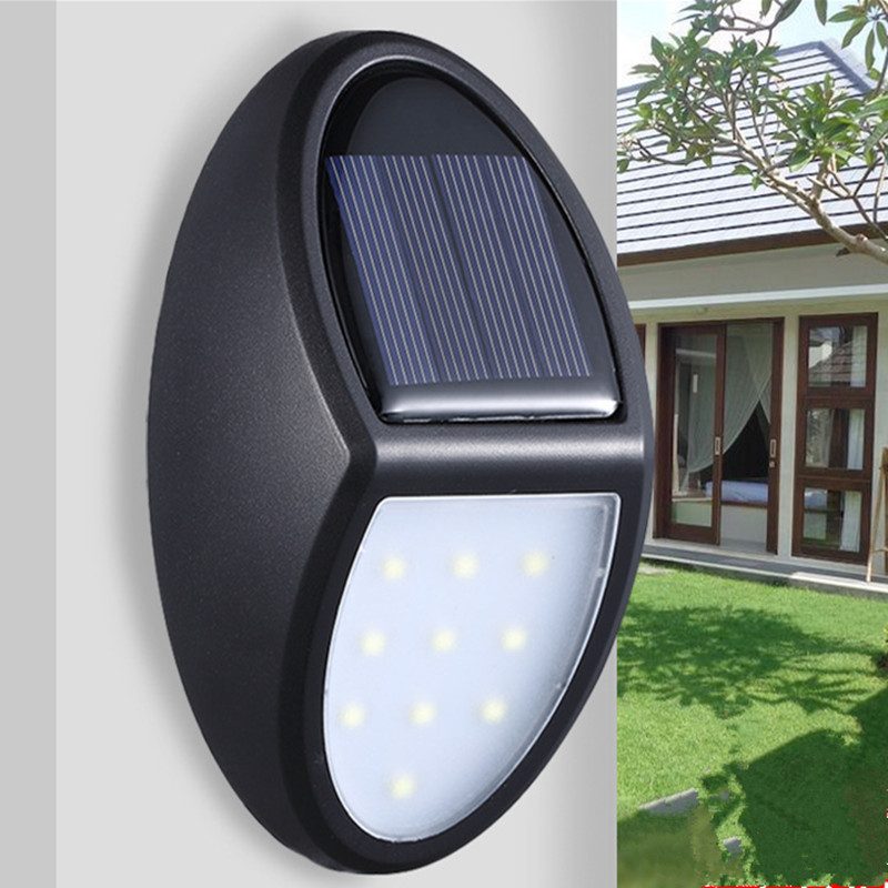 Solar LED Wandlampe für außen – wetterfest, energiesparend und mit Bewegungsmelder