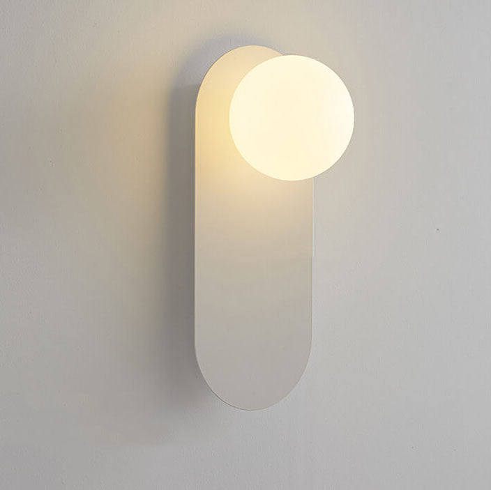 Wandleuchte Modernes Glasglobus Metall Design