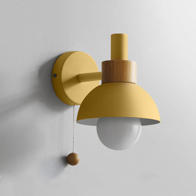 Wandleuchte Modern Bunte Metall-Kugel-Schirm
