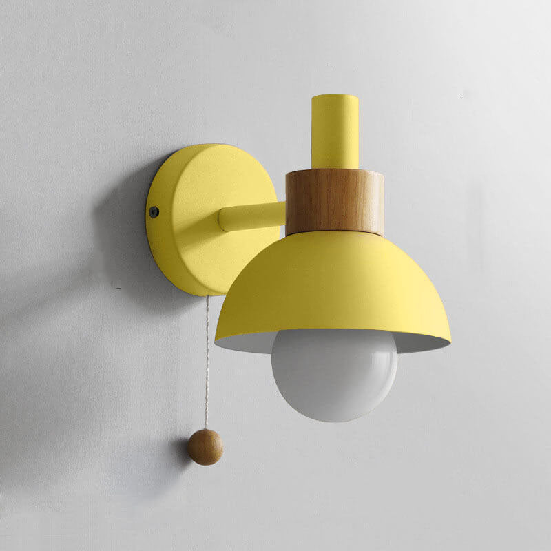 Wandleuchte Modern Bunte Metall-Kugel-Schirm