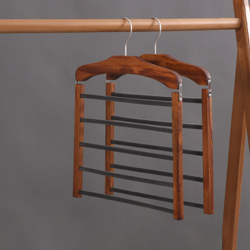 Timber Holz Platzsparender Kleiderbügel