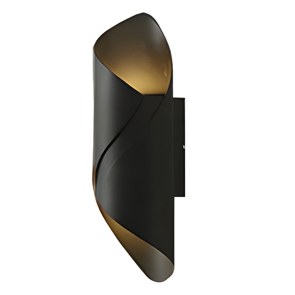 Wandleuchte modern schwarz Aluminium außen Wandleuchte