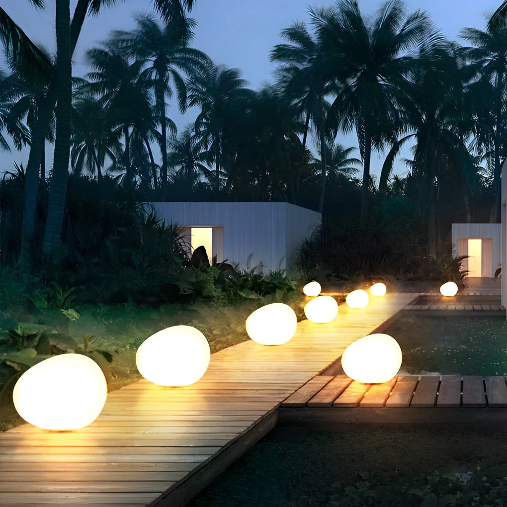 Outdoor-Lichter Moderne LED Stein Gartenlampe