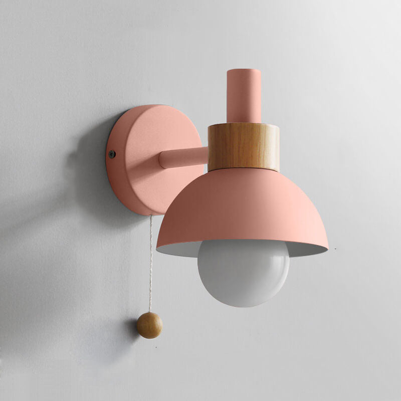 Wandleuchte Modern Bunte Metall-Kugel-Schirm