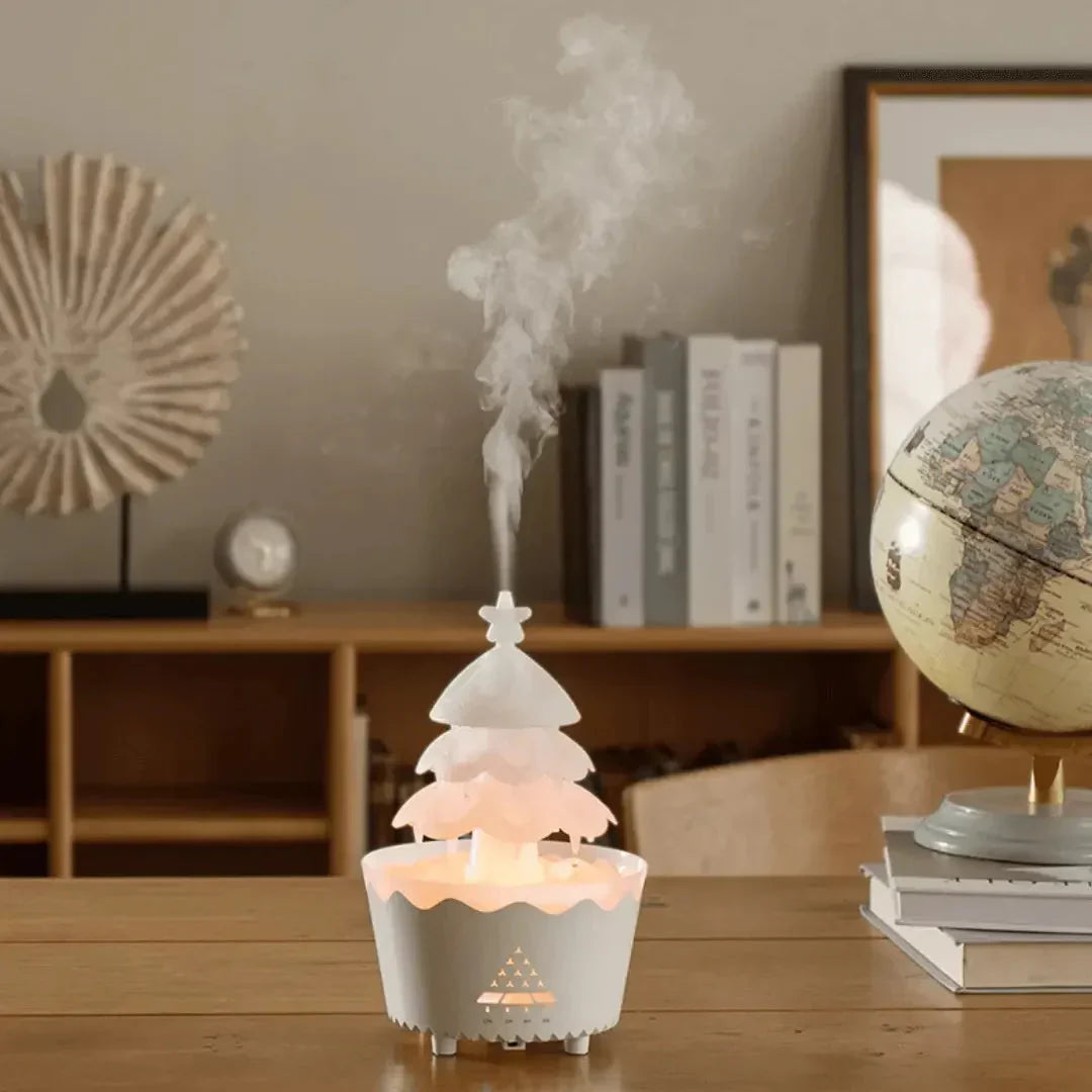 LED Weihnachtsbaum Aroma Diffusor für festliche Entspannung und Atmosphäre